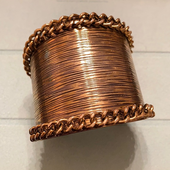 Mango goldtone cuff bracelet - Picture 1 of 9